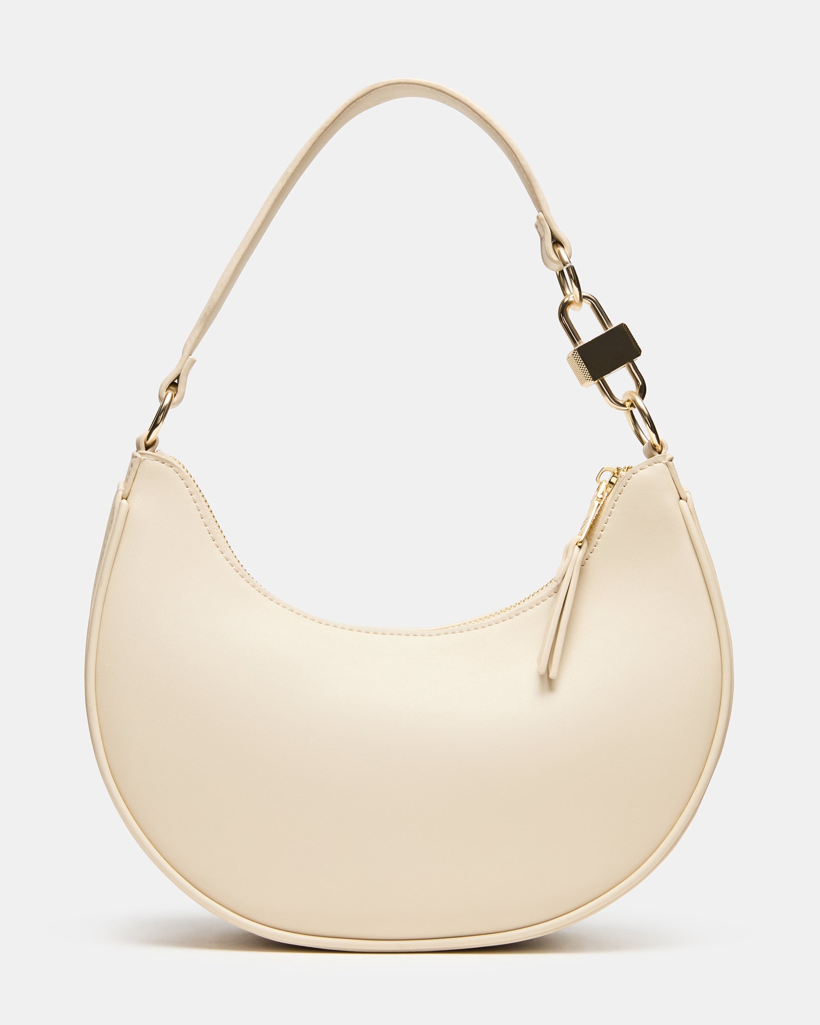 LOHAN Bag Sand Structured Hobo Shoulder Handbag | Steve Madden