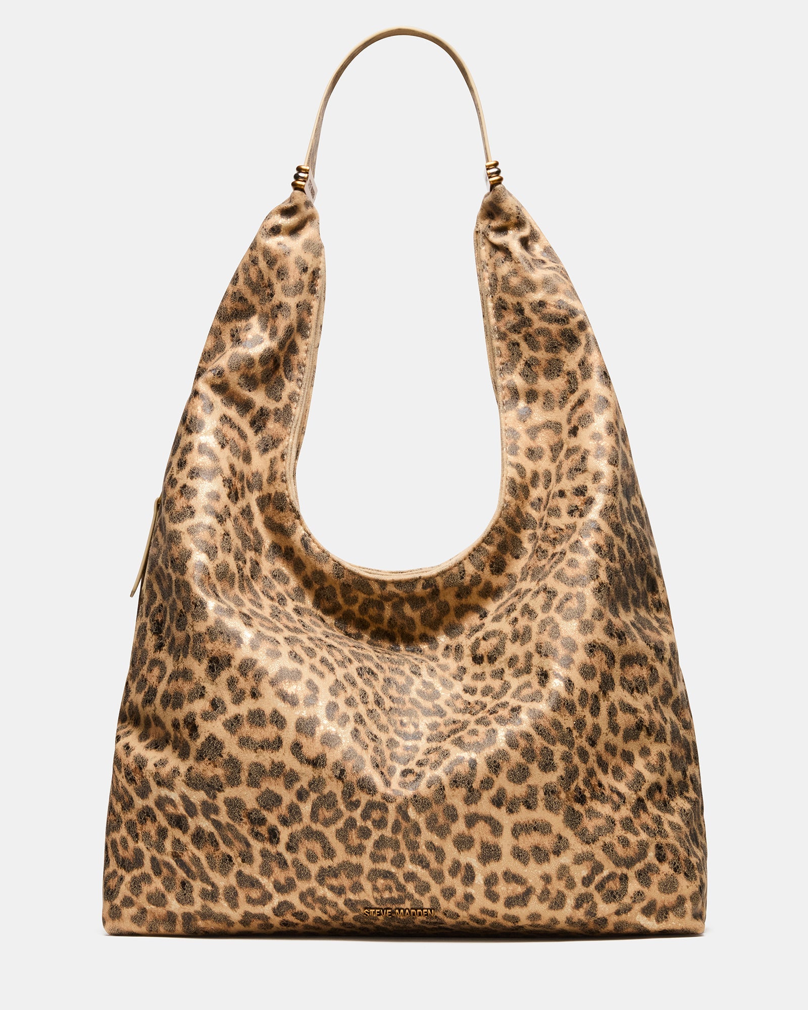 DEMPSYS Bag Metallic Shoulder Strap Slouchy Hobo Tote Handbag | Steve Madden
