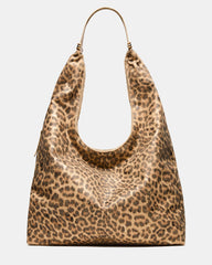 DEMPSYS Bag Metallic Shoulder Strap Slouchy Hobo Tote Handbag | Steve Madden