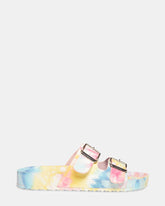 TEDDY-T PASTEL MULTI | Tie Dye Slides | Steve Madden