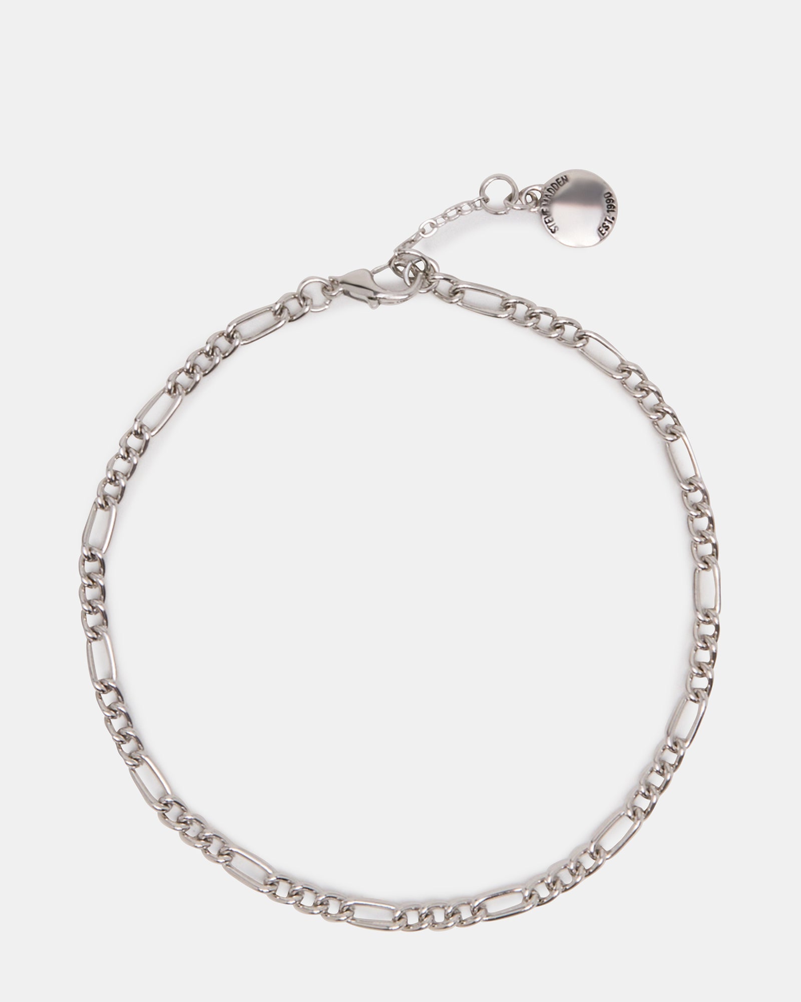 FIGARO ANKLET CAHIN Silver Women's Anklet | Steve Madden