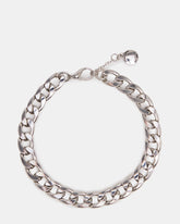 LINK CHAIN ANKLET Silver Women's | Steve Madden