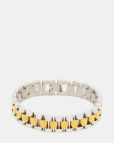 WATCH CHAIN Gold Multi Chunky Stretch Bracelet | Steve Madden
