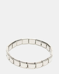 LINK Silver Stretch Bracelet | Steve Madden