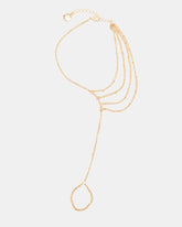 FOOT CHAIN Gold Metallic Layered Women's Anklet | Steve Madden