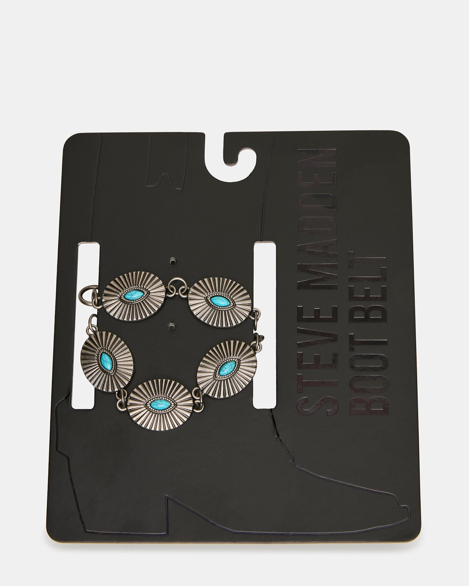 BOOT CHAIN Turquoise Clip-On Women's Shoe Accessory | Steve Madden