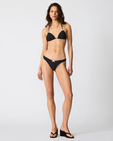DARLING DOT BIKINI BOTTOM BLACK MULTI Women's Bikini Bottom | Steve Madden