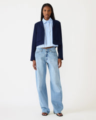 SERENEA Blazer Marine Long-Sleeved Open-Front Blazer | Steve Madden