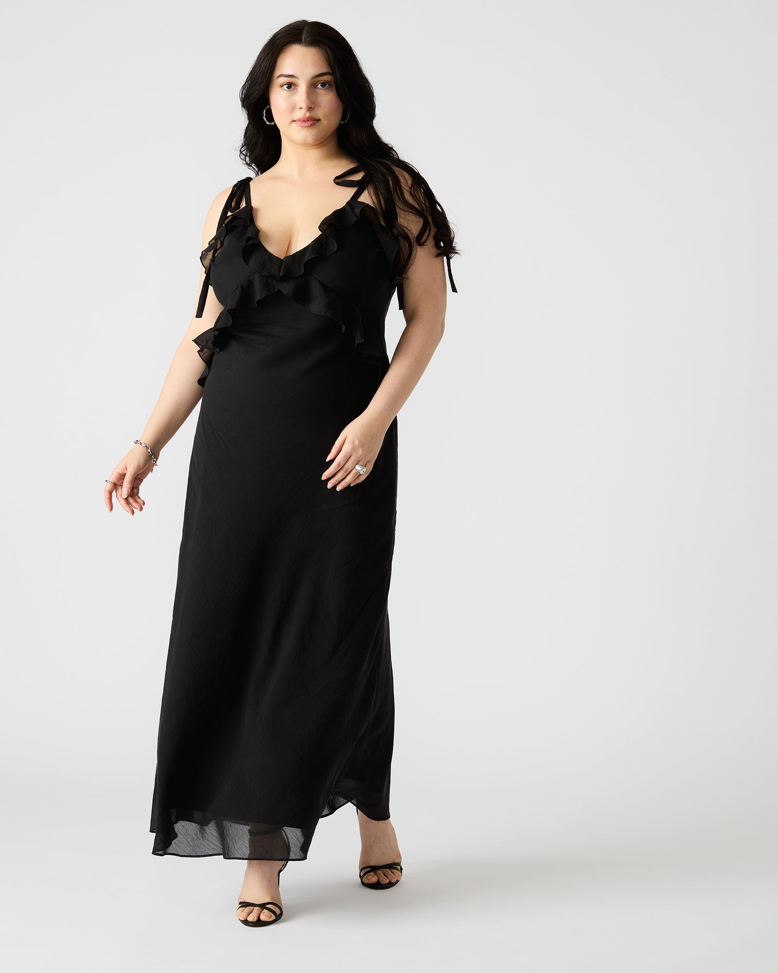 ADALINA Black Women's Maxi Dress | Steve Madden