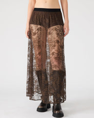 GISELA SKIRT DARK ESPRESSO
