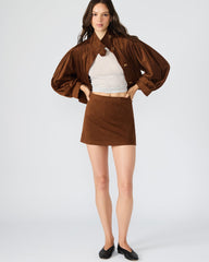 CINDI Skort Chicory Coffee Women's Mini Skort | Steve Madden