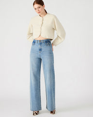 GERALDINE Forever Blue Denim Straight-Leg Women's Jeans | Steve Madden