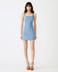 NOELLE Forever Blue Denim Mini Women's Dress | Steve Madden