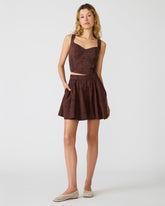 VANNY Walnut Eyelet Women's Skirt | Steve Madden