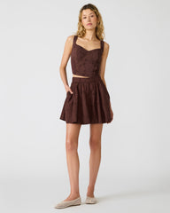 VANNY Walnut Eyelet Women's Skirt | Steve Madden