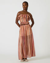 SHILLOH Stripe Detail Flowy Women's Maxi Skirt | Steve Madden