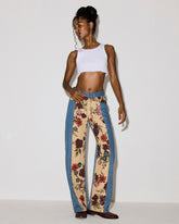 THE SYDNEE Imperial Blue High-Rise Barrel Denim Women's Jeans | Steve Madden