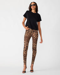 SANDRINE Hot Spots Print High Rise Stirrup Women's Pants | Steve Madden