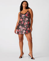 RIANNA Rose Frost Sleeveless Women's Mini Dress | Steve Madden