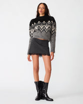 TIFFANIE Griffin Grey Lace Women's Mini Skirt | Steve Madden