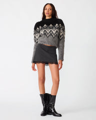 TIFFANIE Griffin Grey Lace Women's Mini Skirt | Steve Madden
