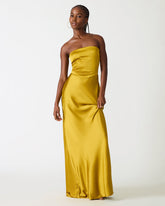 ELAIA Oilspill Strapless Women's Maxi Dress | Steve Madden