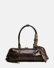 CIERRA Dark Chocolate East West Scarf Shoulder Handbag | Steve Madden
