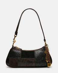 IRINA Patchwork Dark Multi Charms Shoulder Bag | Steve Madden