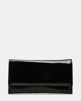 JULIANA Bag Black Patent Crossbody Clutch Handbag | Steve Madden
