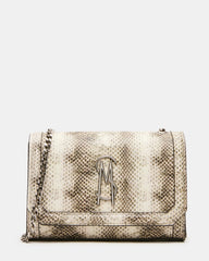 LARISA Python Bone/Multi Chain Crossbody Shoulder Strap Handbag | Steve Madden