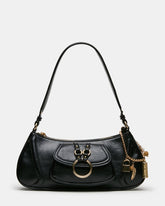 LUXXAR Bag Black Shoulder Strap Boho-Inspired Handbag | Steve Madden