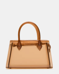 PEACH Jelly Bag Tan Mini Crossbody Top-Handle Handbag | Steve Madden