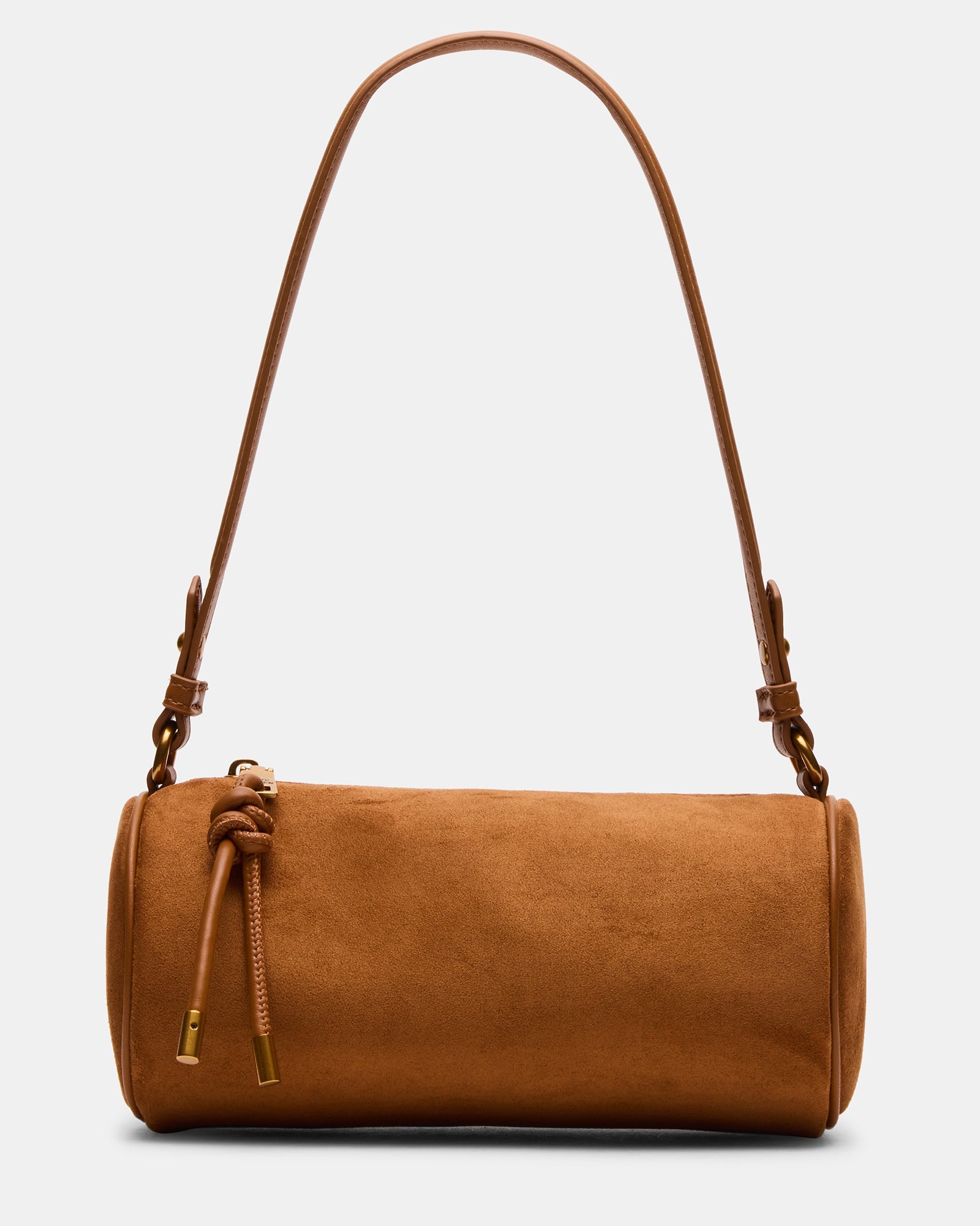 PRIYA Bag Tobacco Mini Barrel Shoulder Handbag | Steve Madden