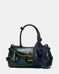 SAVANAH Green Cargo Satchel Shoulder Handbag | Steve Madden