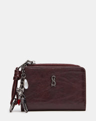 SORELLA Wine Bifold Zipper Wallet | Steve Madden