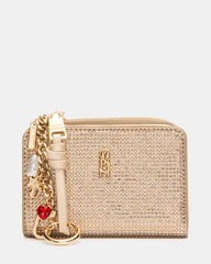 SORELLA Champagne Bifold Zipper Wallet | Steve Madden