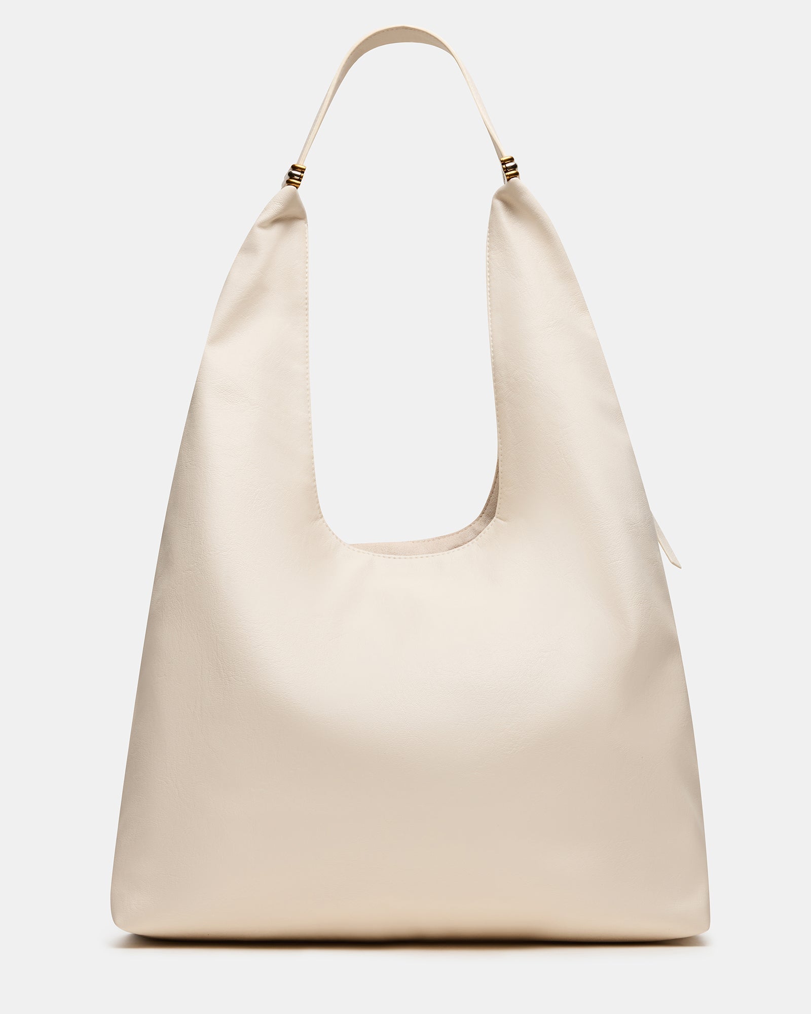DEMPSY Bag Vanilla Slouchy Hobo Shoulder Strap Bucket Tote Handbag | Steve Madden