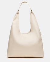DEMPSY Bag Vanilla Slouchy Hobo Shoulder Strap Bucket Tote Handbag | Steve Madden