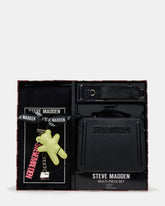 EVELYN Charm Box Gift Set Black Women's Top-Handle Crossbody Bag Gift Set | Steve Madden