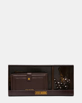 SPARKI Chocolate Dog Charm Wallet Gift Set | Steve Madden