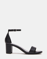 Kids' CARRSON Black Smooth Girls' Dress Heel | Steve Madden