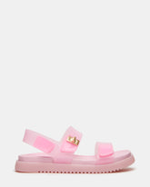 Kids' MONA Jelly Pink Girls' Flatform Sandal | Steve Madden