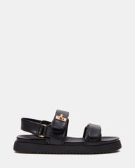 Kids' MONA Black Girls' Flatform Sandal | Steve Madden