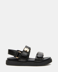 Toddlers' MONA Black Girls' Flatform Sandal | Steve Madden