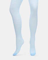 BLAIR SHEER TIGHTS LIGHT Blue Women's Footed Sheer Mesh Tights | Steve Madden