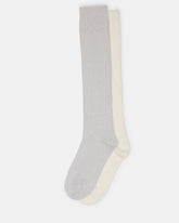 FALL 2 PACK MARLED KNEE HIGH SOCKS Light Grey Women's Marled Knee-High Socks | Steve Madden