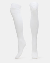 PREPPY White Over-The-Knee Footed Women's Tights | Steve Madden