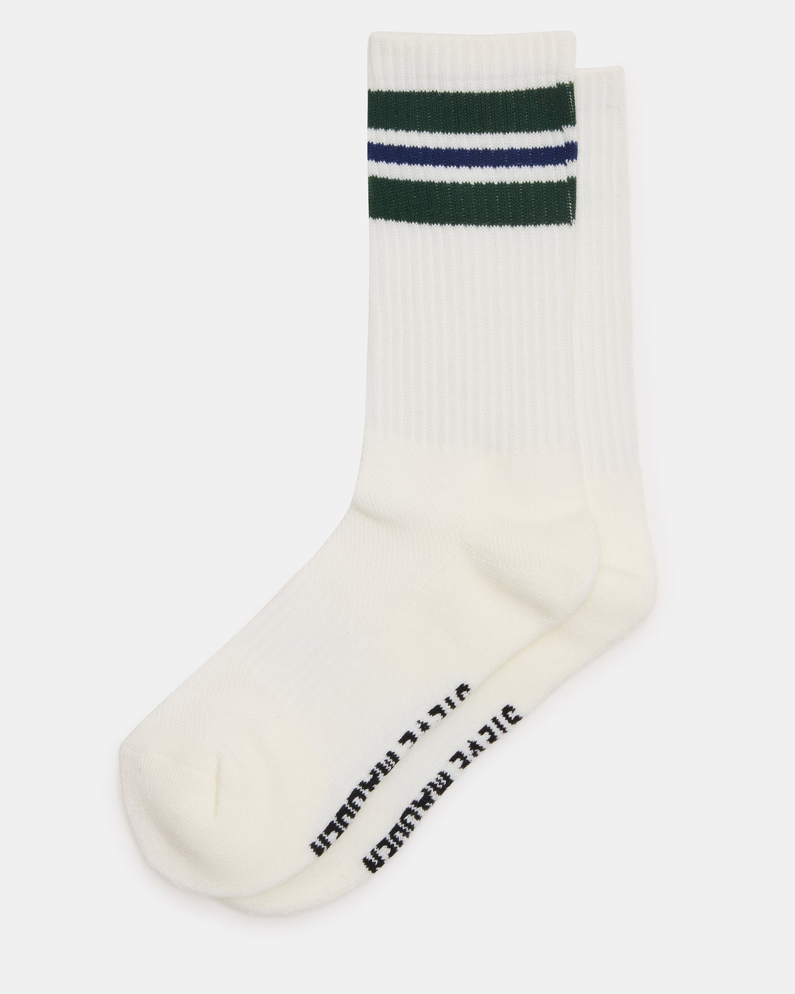 WYNN 2 PACK STRIPE ATHLEISURE SOCKS Egret Women's Stripe Athletic Socks | Steve Madden