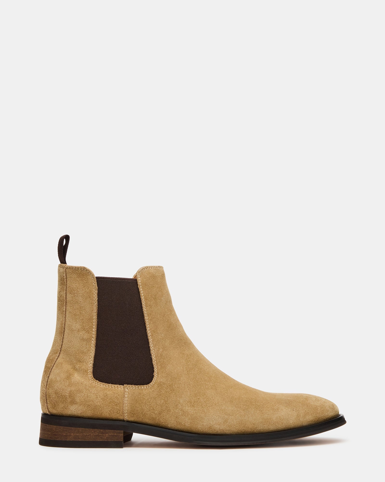 ALDAIR Taupe Suede Chelsea Men's Ankle Boot | Steve Madden