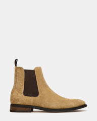 ALDAIR Taupe Suede Chelsea Men's Ankle Boot | Steve Madden